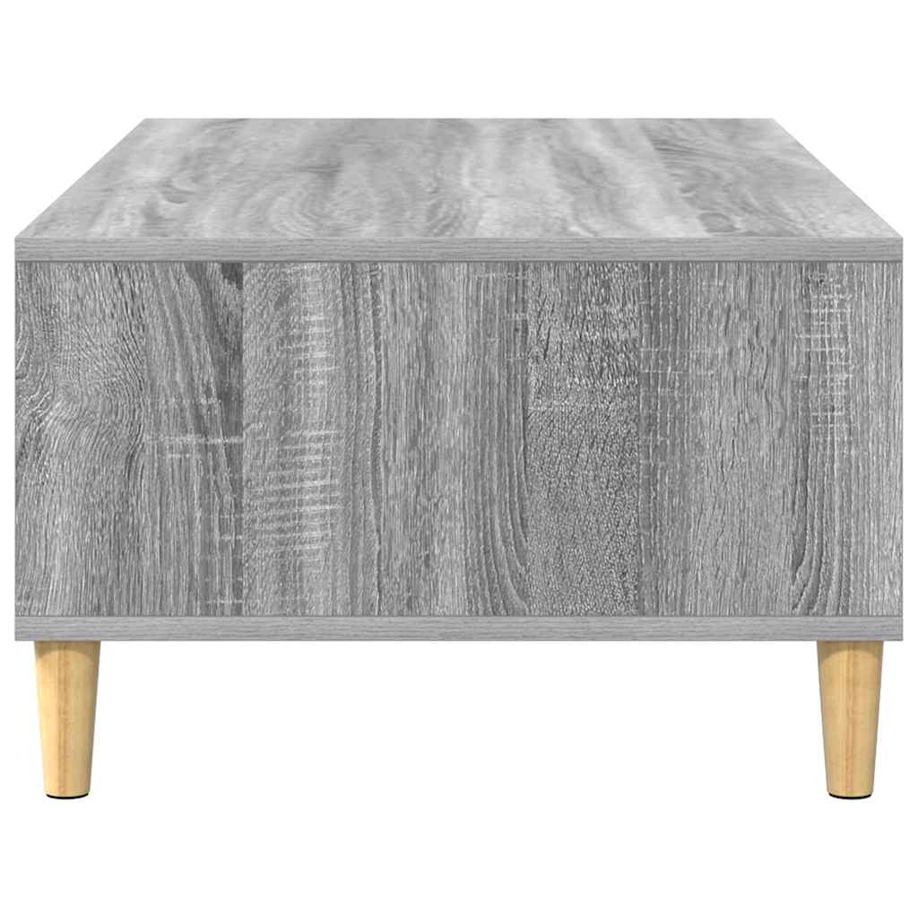 vidaXL Stolik kawowy Szary Sonoma 102 x 55 x 35 cm