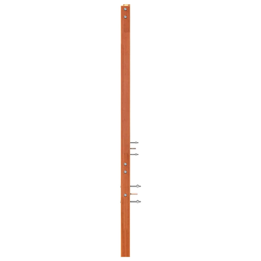 vidaXL Wezgłowie łóżka Z zagłówkiem Woskowy Brąz 80,5 x 4 x 104 cm