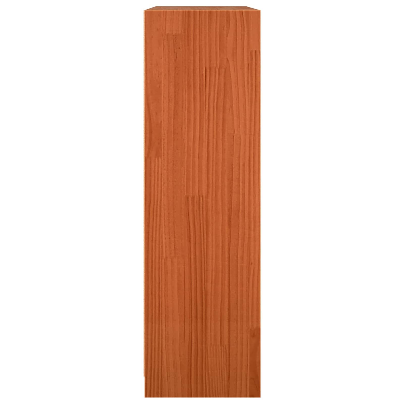 vidaXL Szafka na książki Woskowy Brąz 104 x 33 x 110 cm