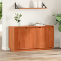 vidaXL Bufet Brązowy dąb 111 x 34 x 60 cm Lite drewno sosnowe