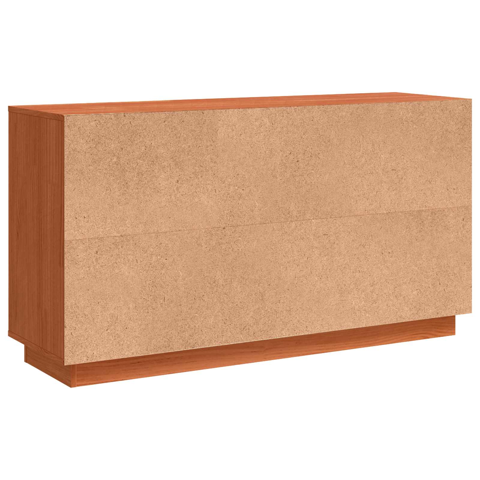 vidaXL Bufet Brązowy dąb 111 x 34 x 60 cm Lite drewno sosnowe