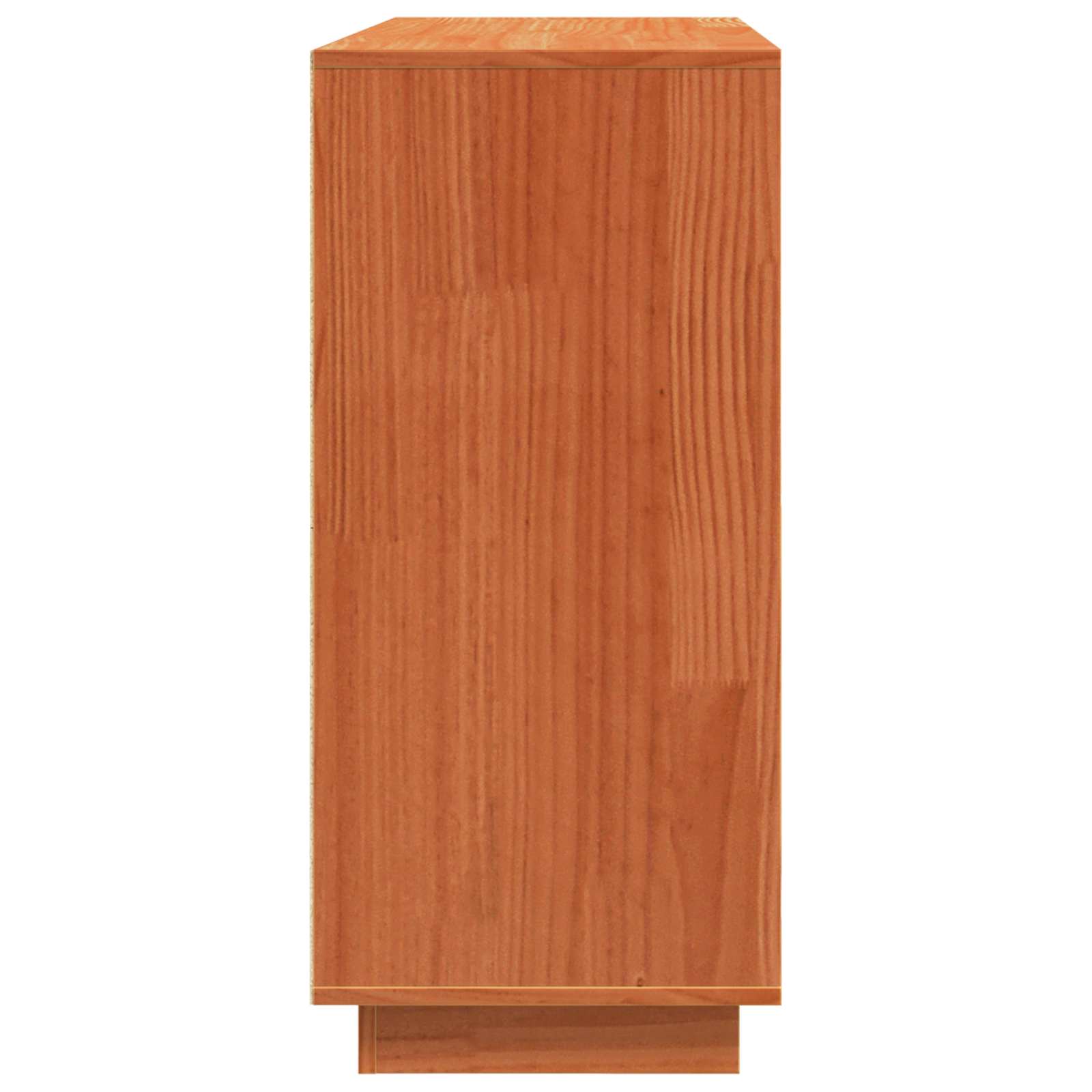 vidaXL Bufet Woskowy Brąz 110 x 34 x 75 cm Lite drewno sosnowe