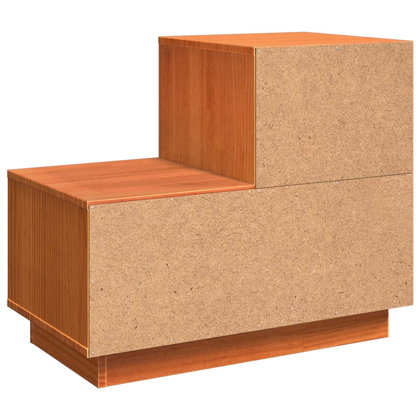 vidaXL Szafka Nocna z szufladą 2 pcs Woskowy Brąz 60 x 34 x 51 cm