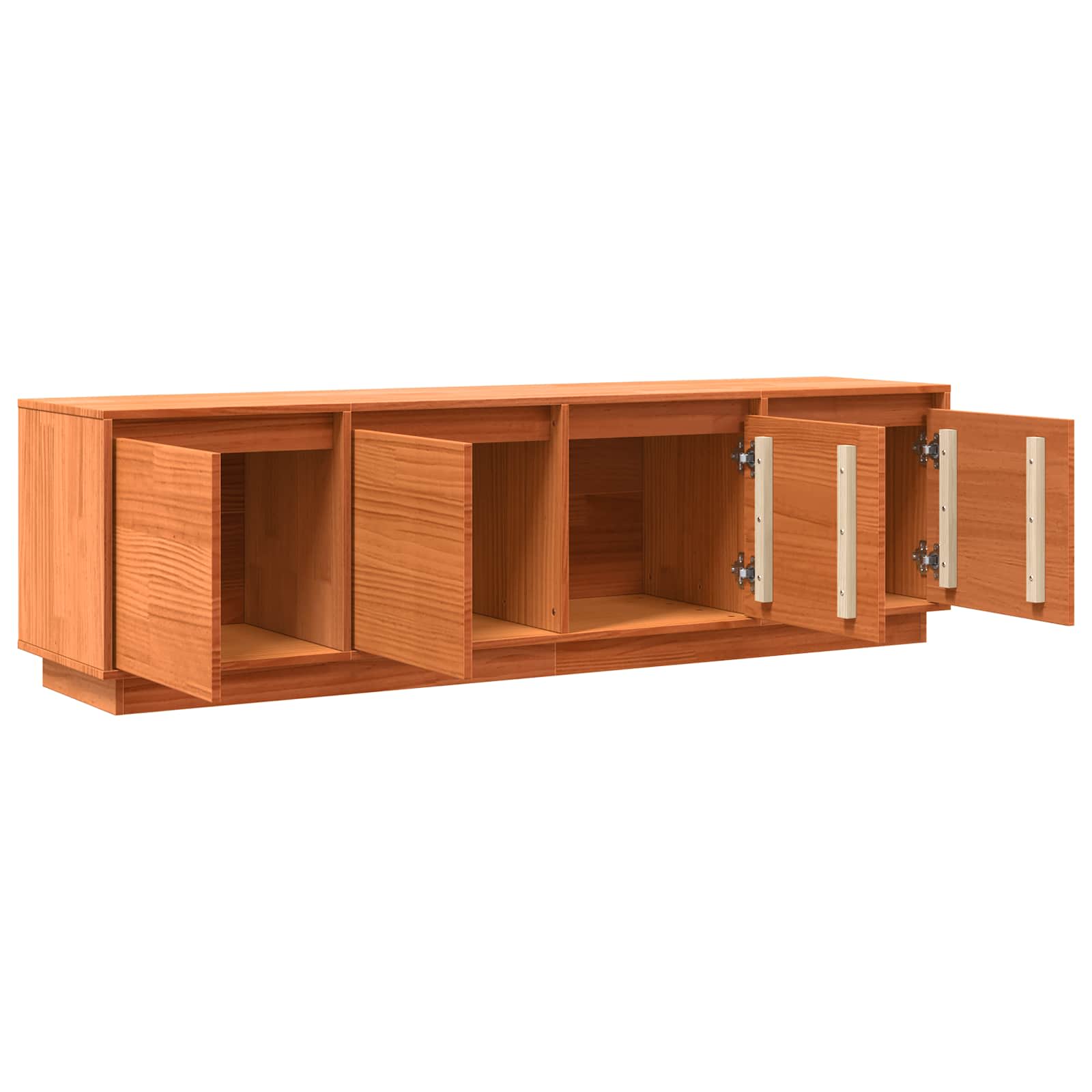 vidaXL Szafka pod telewizor Brązowy 156 x 37 x 45 cm