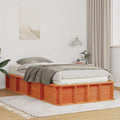 vidaXL Ramka łóżka Woskowy Brąz 90 x 200 cm Lite drewno sosnowe