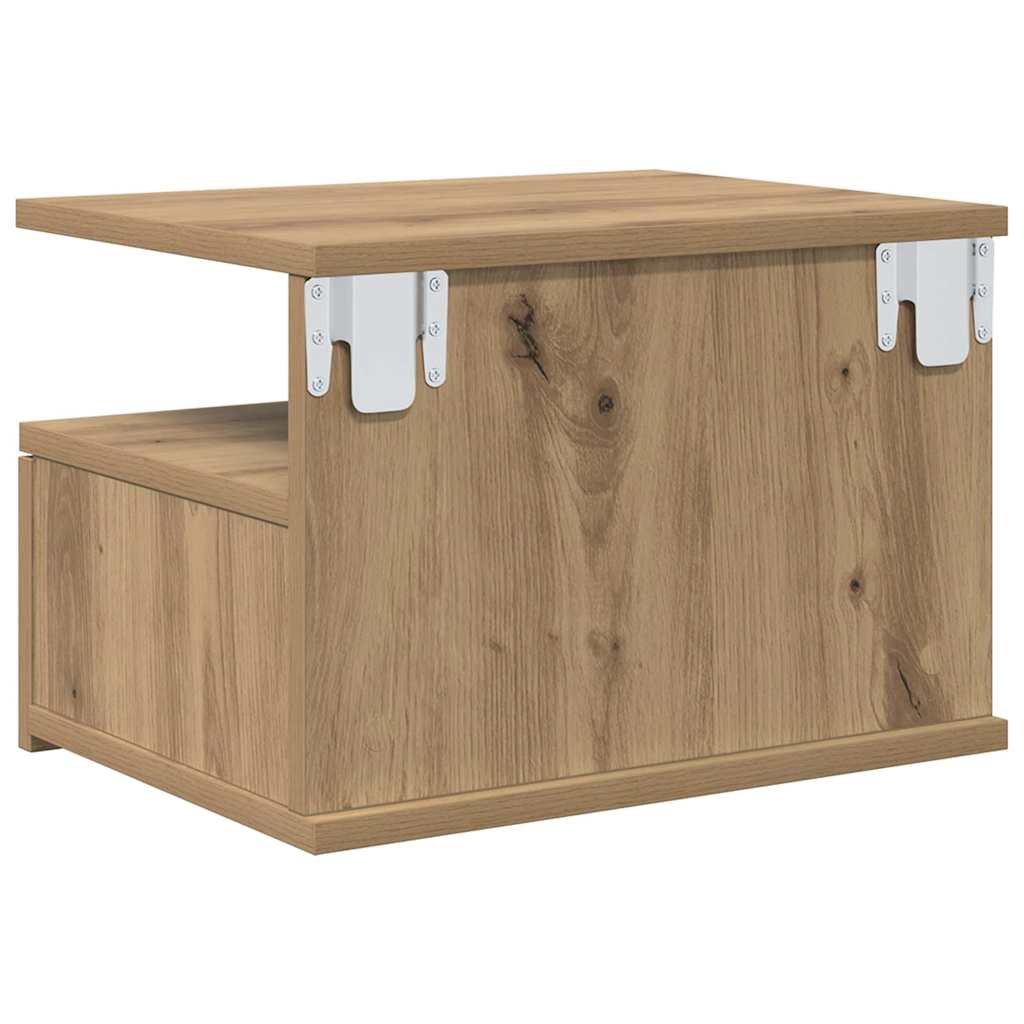 vidaXL Lustro Nocne 2 szt. Dąb rzemieślniczy 40 x 31 x 28 cm