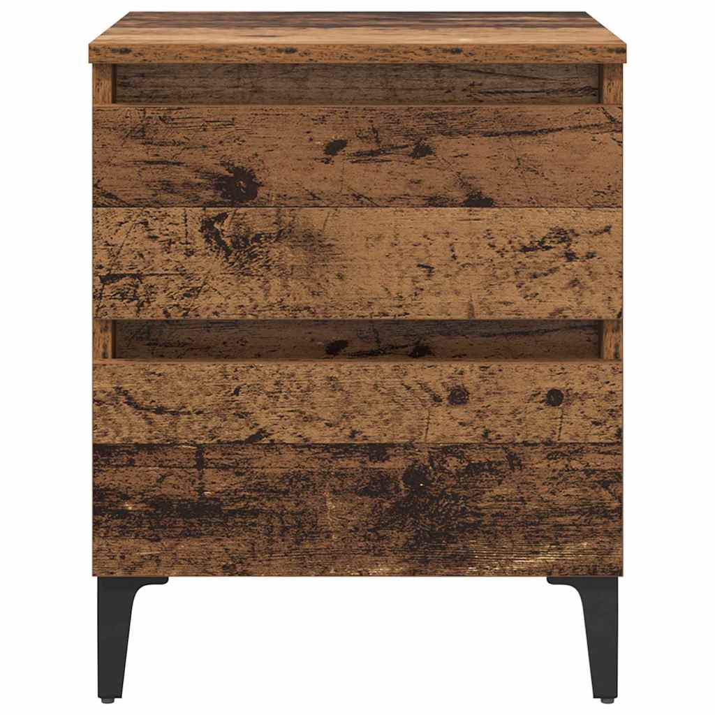 vidaXL Szafka Nocna Stare drewno 40 x 35 x 50 cm