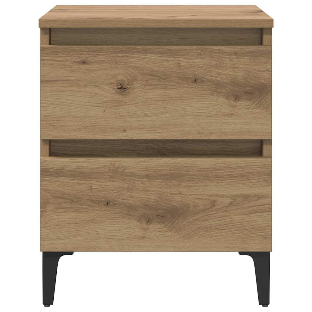 vidaXL Szafka Nocna 2 szt. Dąb rzemieślniczy 40 x 35 x 50 cm
