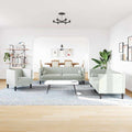 vidaXL Sofa do salonu 3 pcs Jasnoszary 194 x 74,5 x 70,5 cm Aksamit