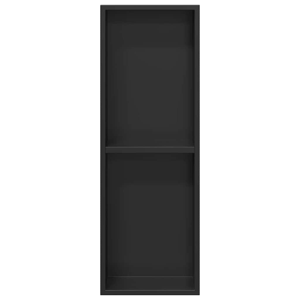 vidaXL Nisza prysznicowa Czarny 60 x 20 x 9,5 cm Stal nierdzewna