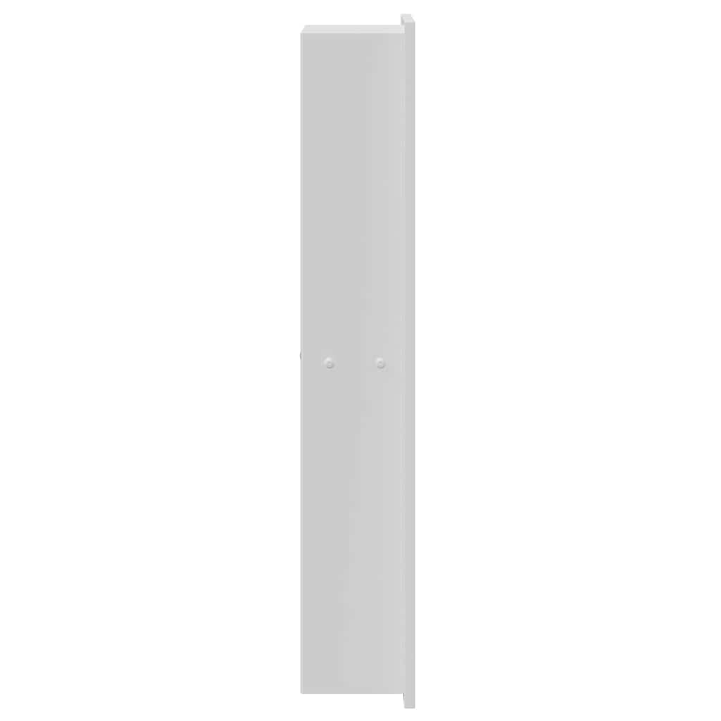 vidaXL Nisza prysznicowa Biały 60 x 20 x 9,5 cm Stal nierdzewna