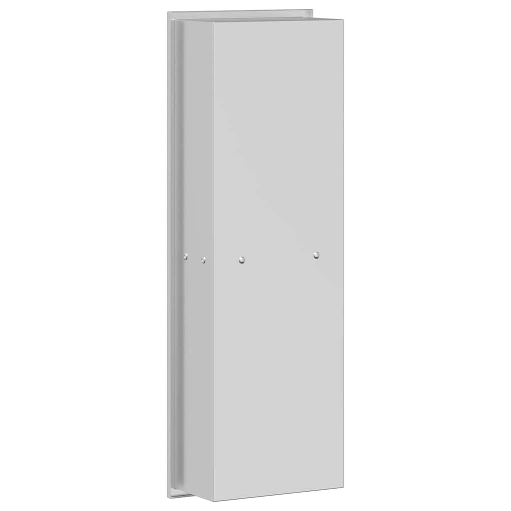 vidaXL Nisza prysznicowa Srebrny 60 x 20 x 9,5 cm Stal nierdzewna