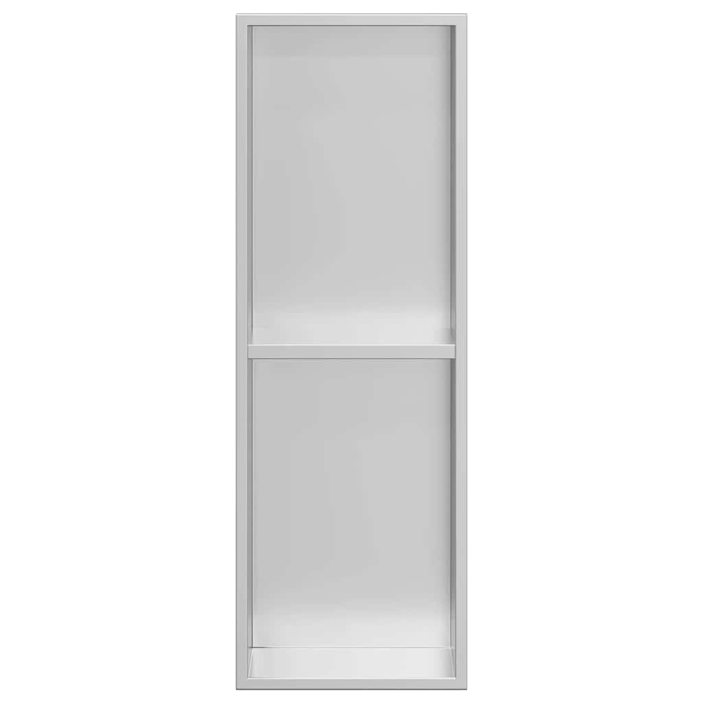 vidaXL Nisza prysznicowa Srebrny 60 x 20 x 9,5 cm Stal nierdzewna
