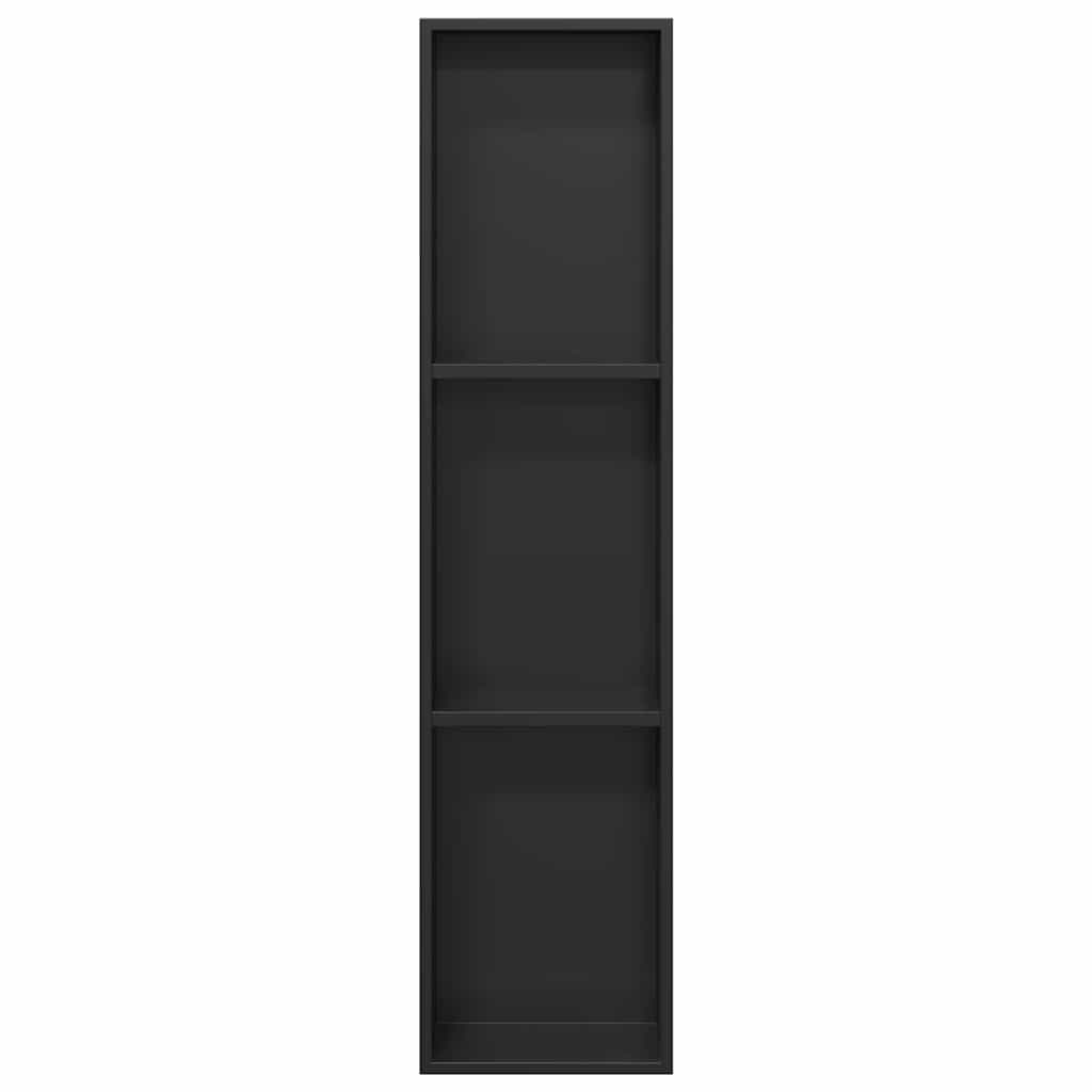 vidaXL Nisza prysznicowa Czarny 90 x 20 x 9,5 cm Stal nierdzewna