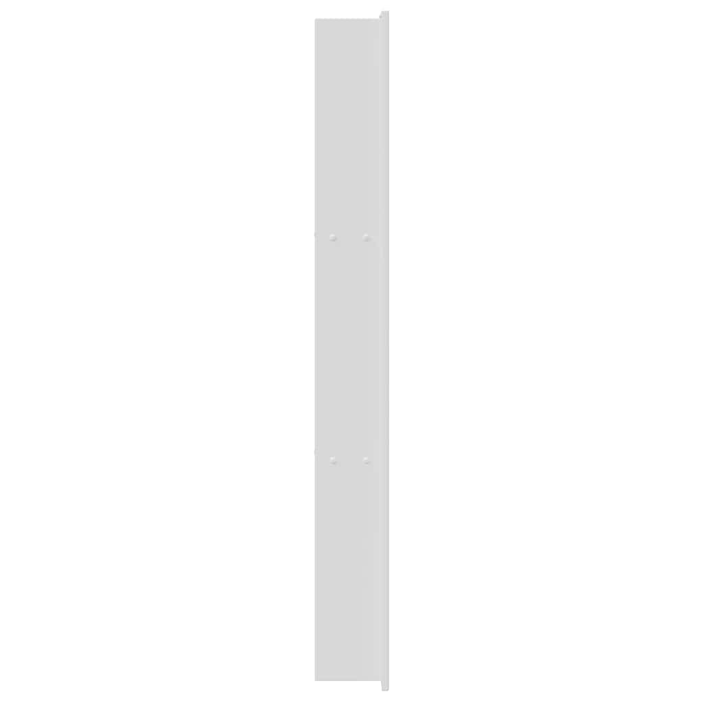 vidaXL Nisza prysznicowa Biały 90 x 20 x 9,5 cm Stal nierdzewna