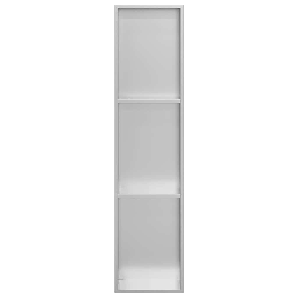 vidaXL Nisza prysznicowa Srebrny 90 x 20 x 9,5 cm Stal nierdzewna