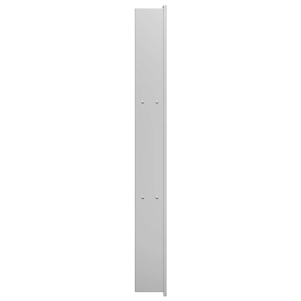 vidaXL Nisza prysznicowa Srebrny 90 x 20 x 9,5 cm Stal nierdzewna