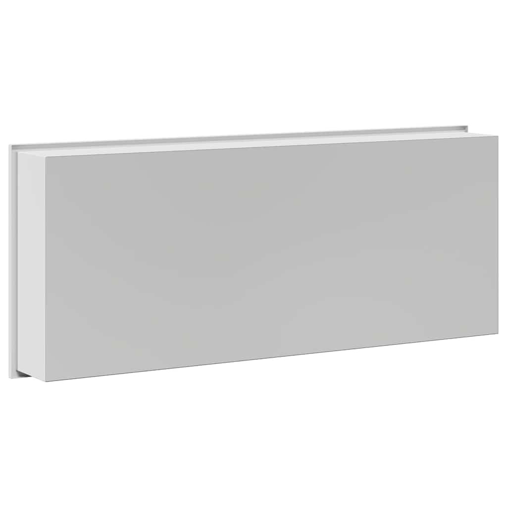 vidaXL Nisza prysznicowa Biały 75 x 30 x 9,5 cm Stal nierdzewna