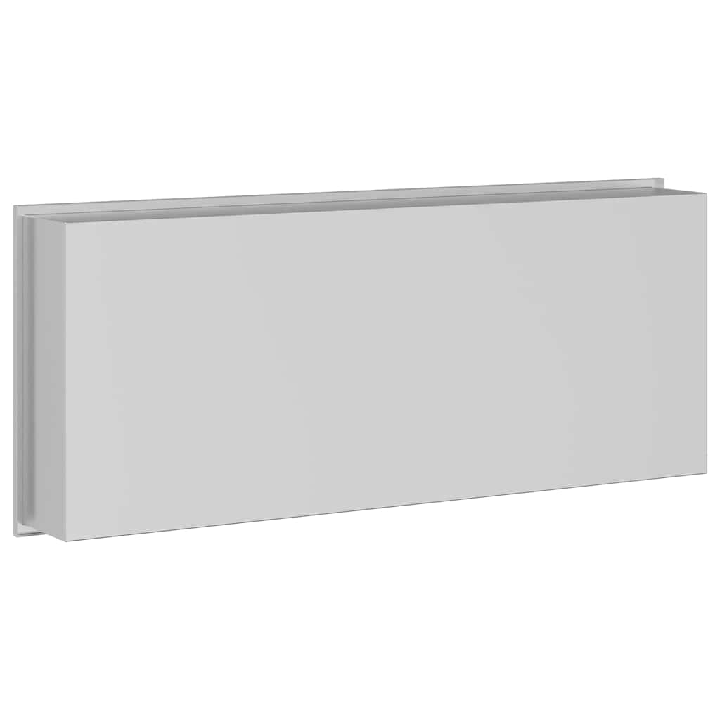 vidaXL Nisza prysznicowa Srebrny 75 x 30 x 9,5 cm Stal nierdzewna