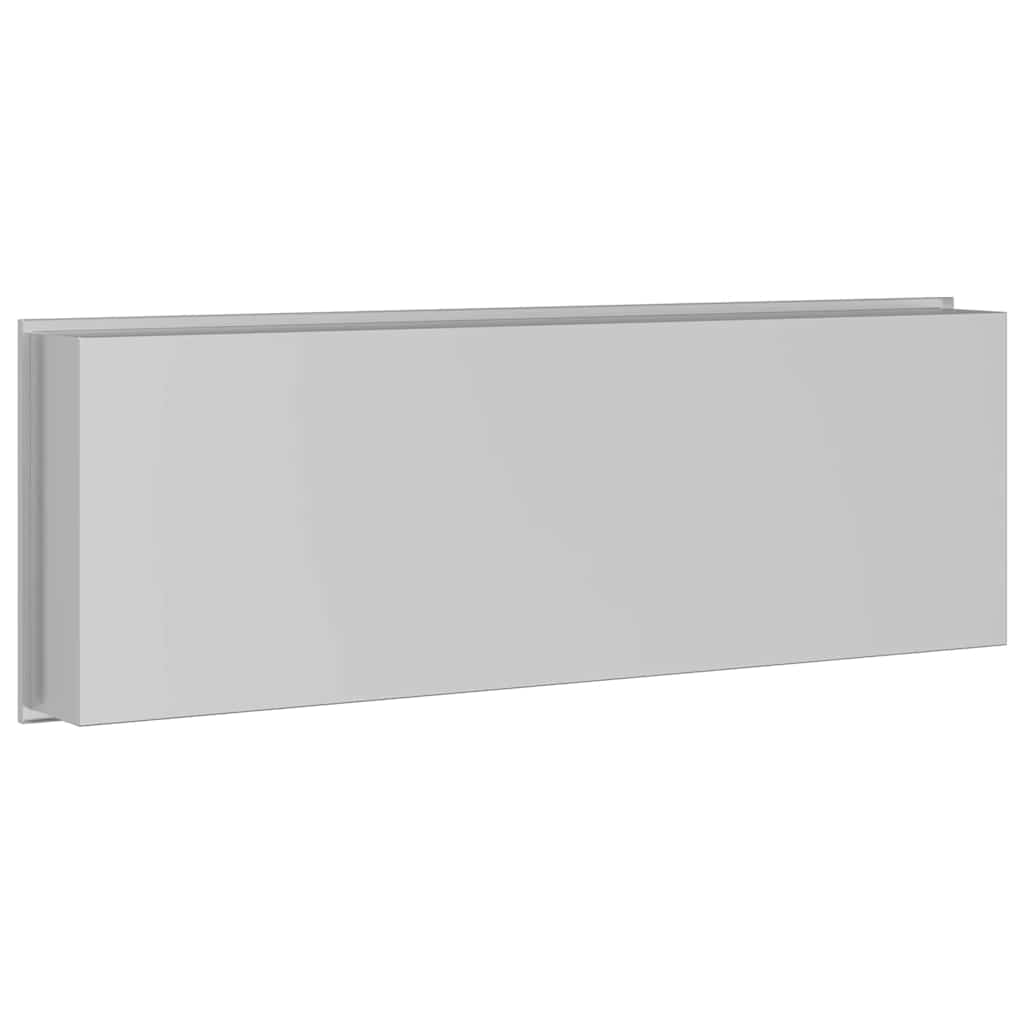 vidaXL Nisza prysznicowa Srebrny 90 x 30 x 9,5 cm Stal nierdzewna
