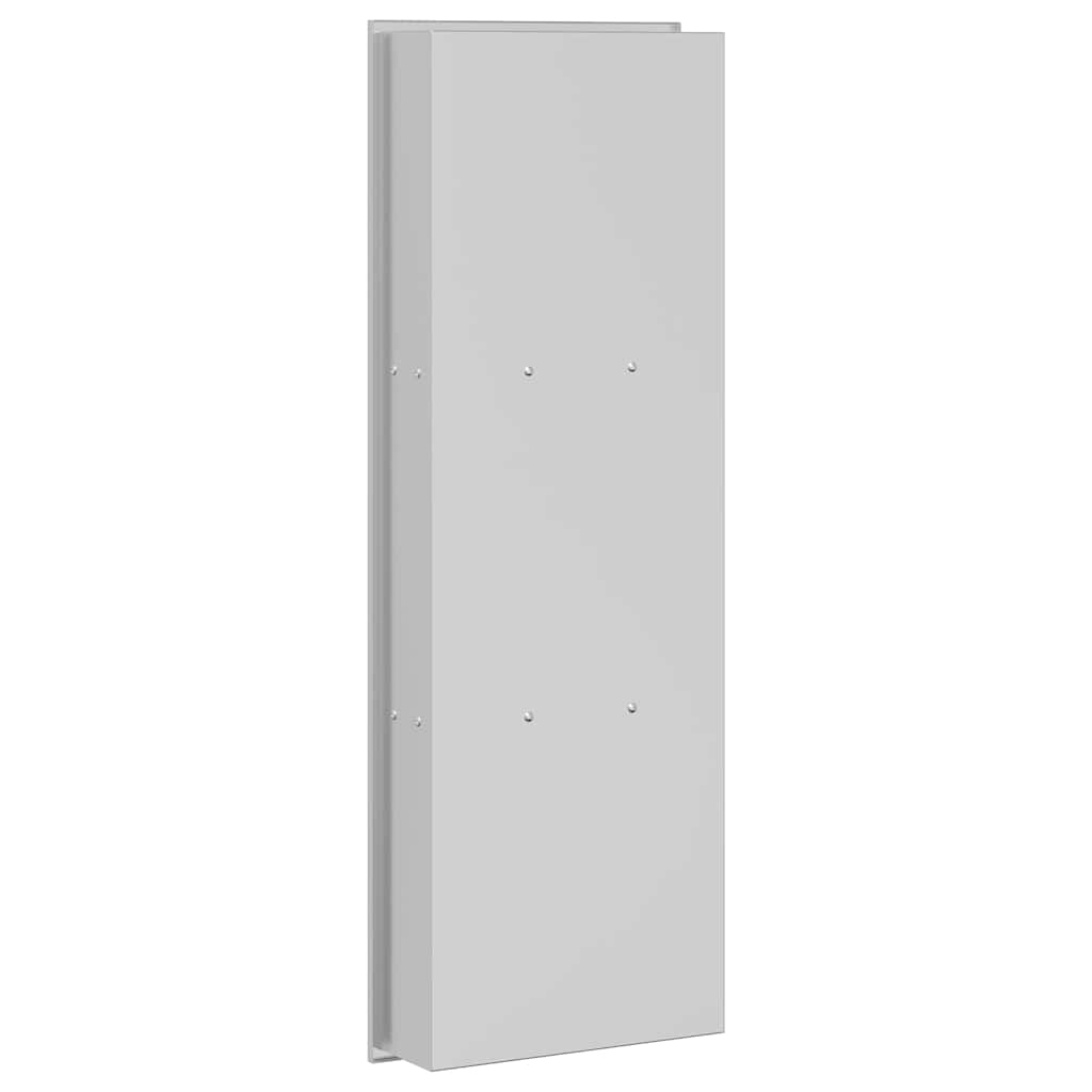 vidaXL Nisza prysznicowa Srebrny 90 x 30 x 9,5 cm Stal nierdzewna