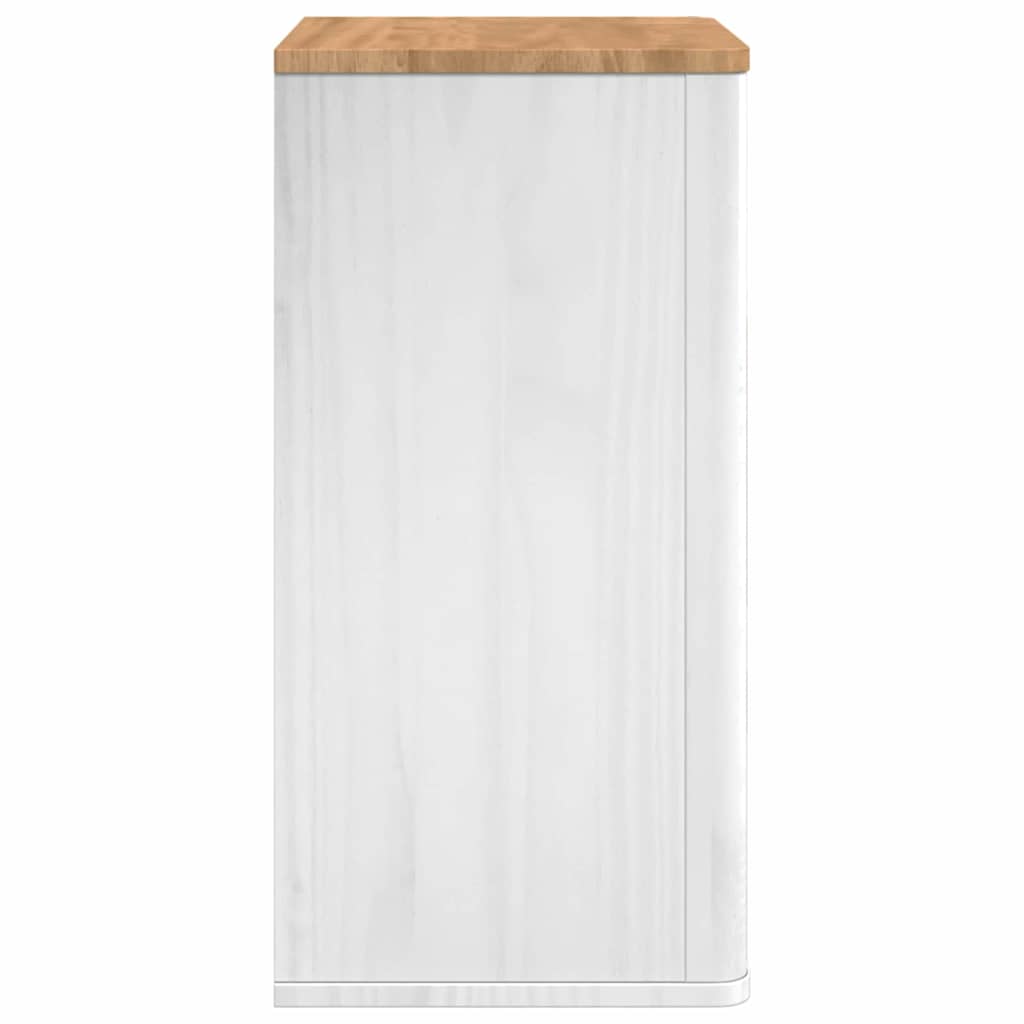 vidaXL Szafka ścienna łazienkowa z półką FLORO Biały 35 x 30 x 60 cm