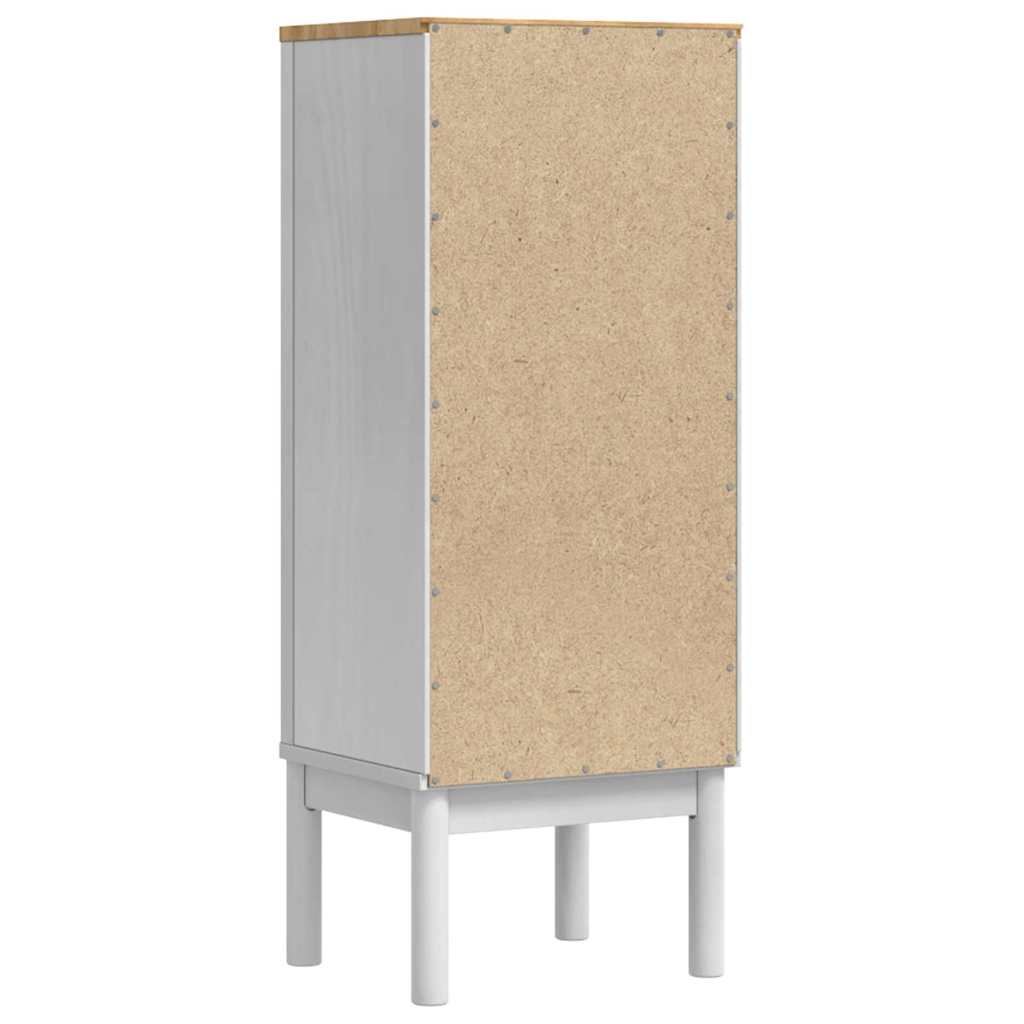 vidaXL Szafka Łazienkowa z szufladą FLORO Biały 35 x 30 x 90 cm