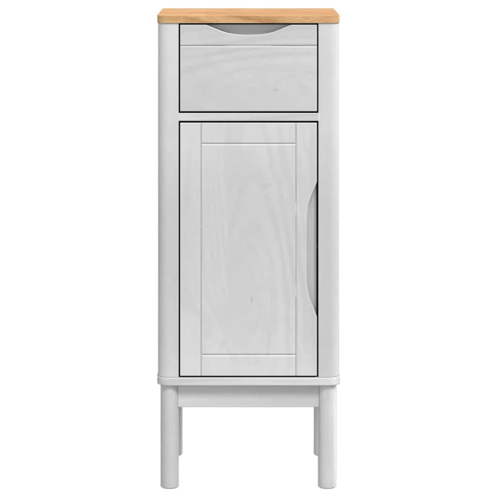 vidaXL Szafka Łazienkowa z szufladą FLORO Biały 35 x 30 x 90 cm