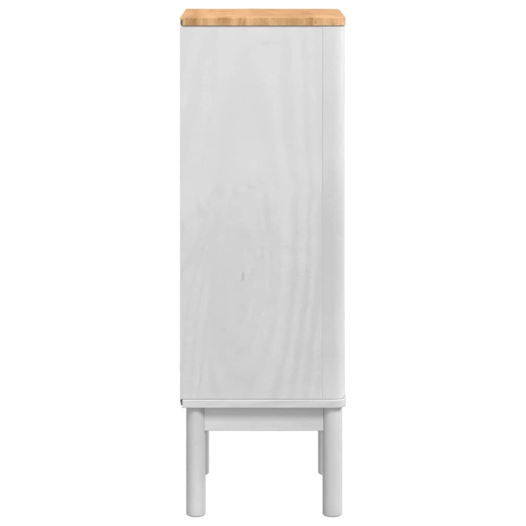 vidaXL Szafka Łazienkowa z szufladą FLORO Biały 35 x 30 x 90 cm