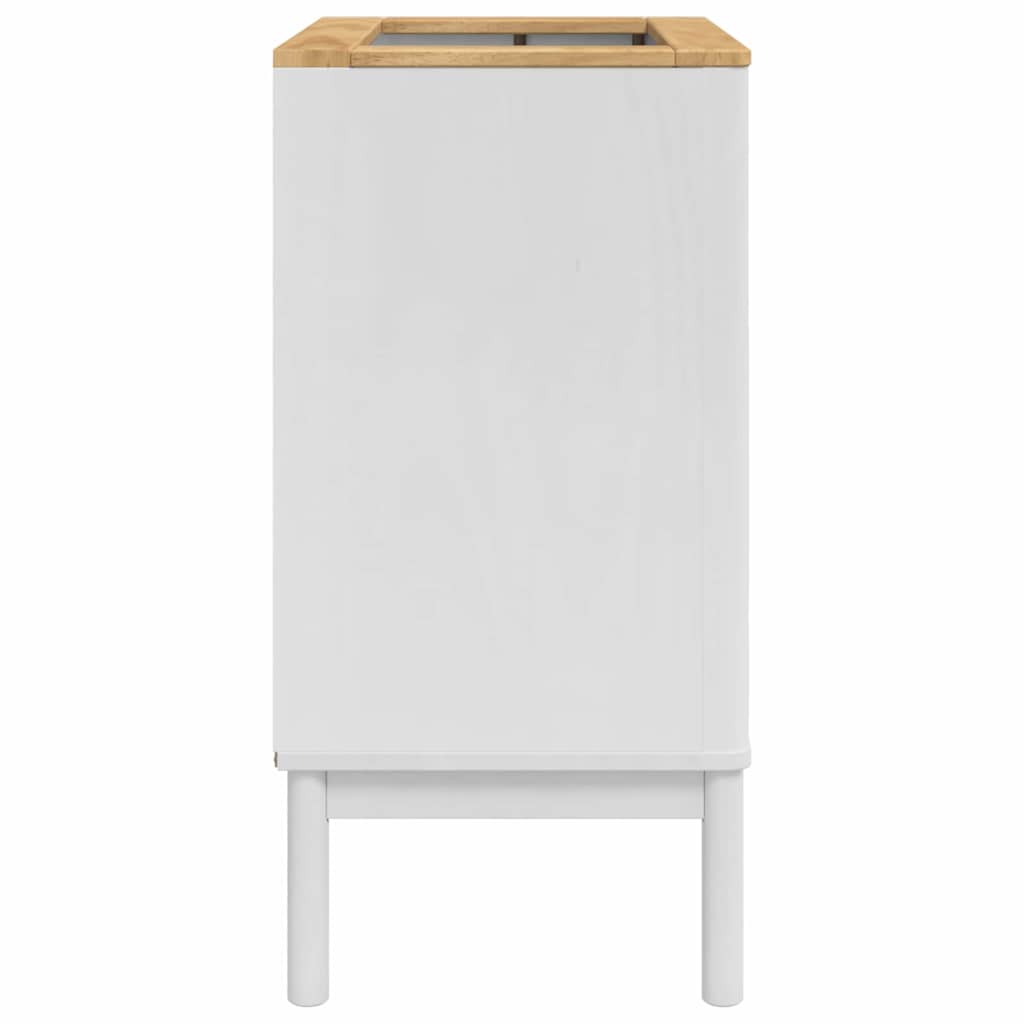 vidaXL Szafka pod umywalkę z półką FLORO Biały 60 x 40 x 80 cm