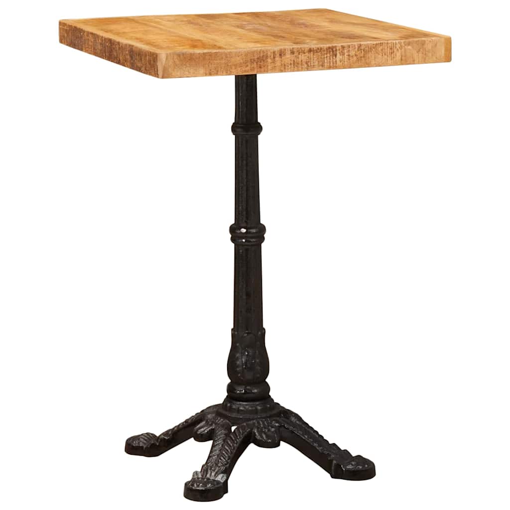 vidaXL Stolik bistro Brązowy 50 x 50 x 76 cm Drewno z mango