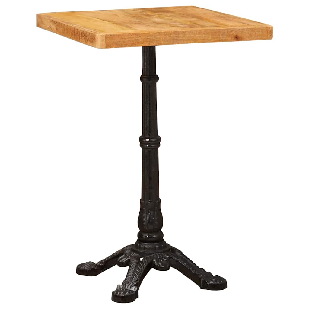 vidaXL Stolik bistro Brązowy 50 x 50 x 76 cm Drewno z mango