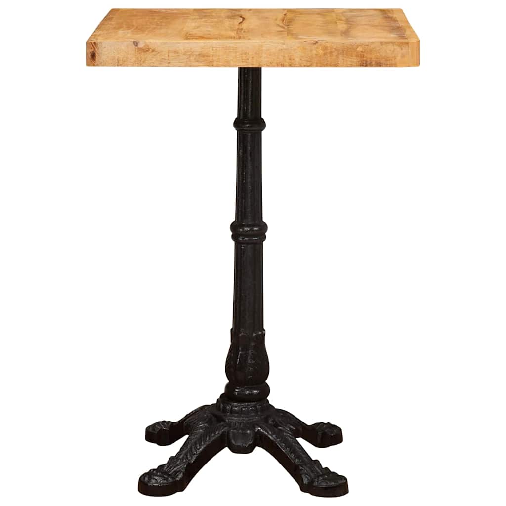vidaXL Stolik bistro Brązowy 50 x 50 x 76 cm Drewno z mango