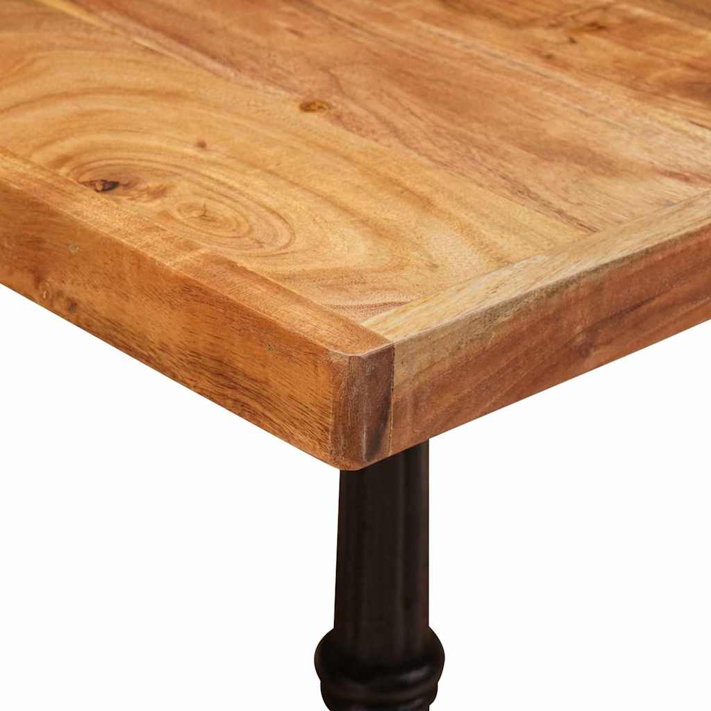 vidaXL Stolik bistro Brązowy 50 x 50 x 76 cm Lite Drewno Akacji