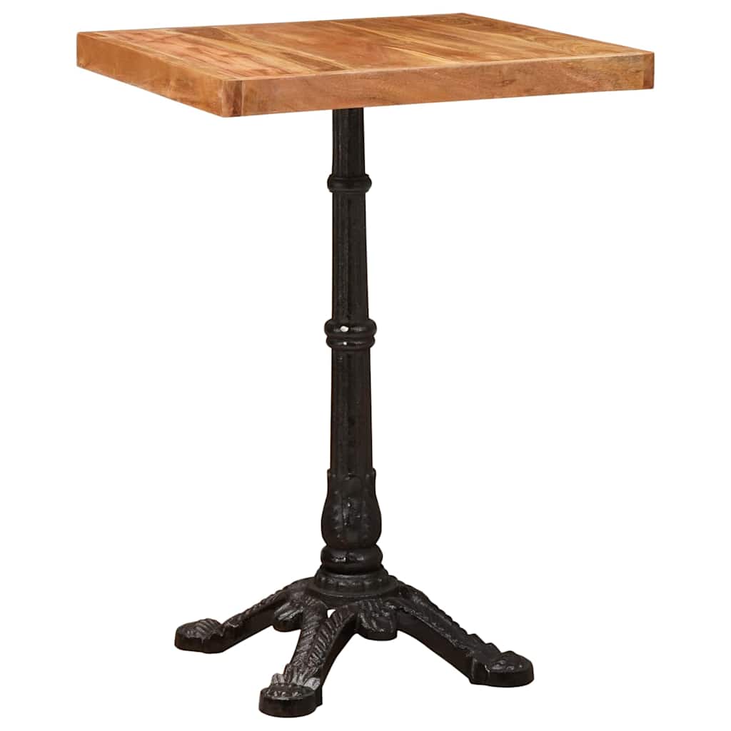 vidaXL Stolik bistro Brązowy 50 x 50 x 76 cm Lite Drewno Akacji