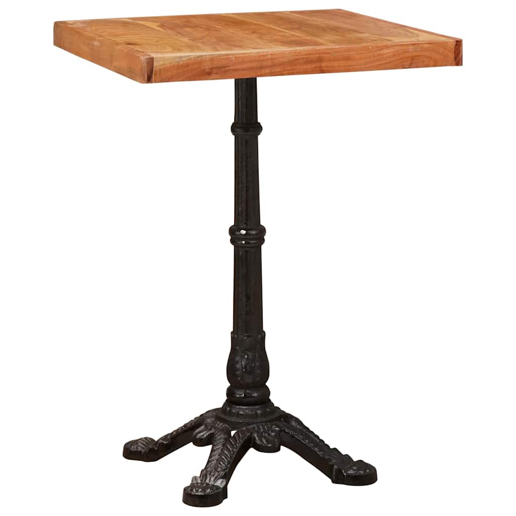 vidaXL Stolik bistro Brązowy 50 x 50 x 76 cm Lite Drewno Akacji