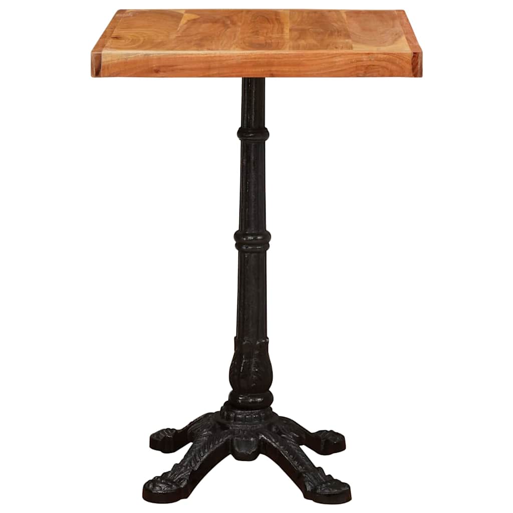 vidaXL Stolik bistro Brązowy 50 x 50 x 76 cm Lite Drewno Akacji