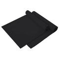vidaXL Ręczniki Sportowe 2 pcs Czarny 140 x 70 cm Poliester i poliamid