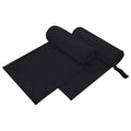 vidaXL Ręczniki Sportowe 2 pcs Czarny 200 x 100 cm
