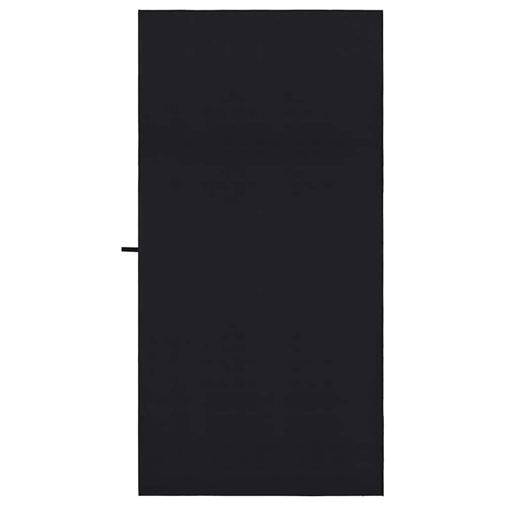 vidaXL Ręczniki Sportowe 2 pcs Czarny 200 x 100 cm