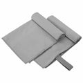 vidaXL Ręczniki Sportowe 2 pcs ciemno szary 50 x 30 cm