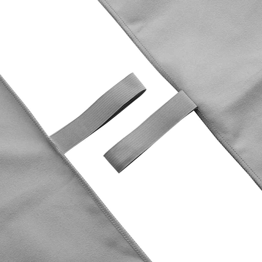 vidaXL Ręczniki Sportowe 2 pcs ciemno szary 100 x 50 cm