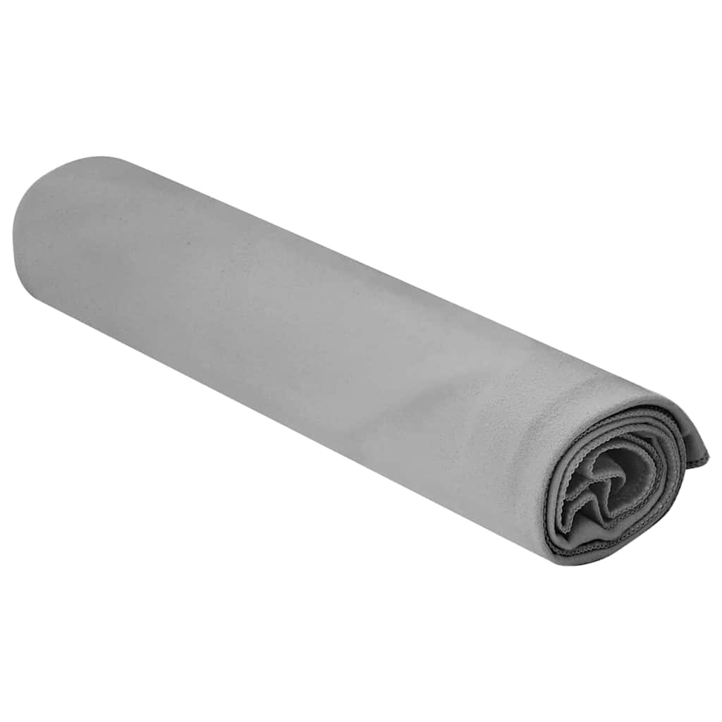 vidaXL Ręczniki Sportowe 2 pcs ciemno szary 100 x 50 cm