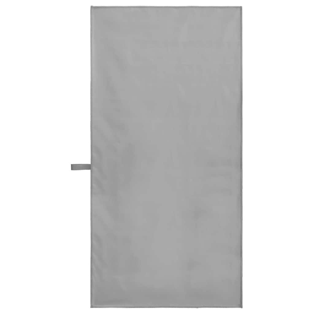 vidaXL Ręczniki Sportowe 2 pcs ciemno szary 100 x 50 cm