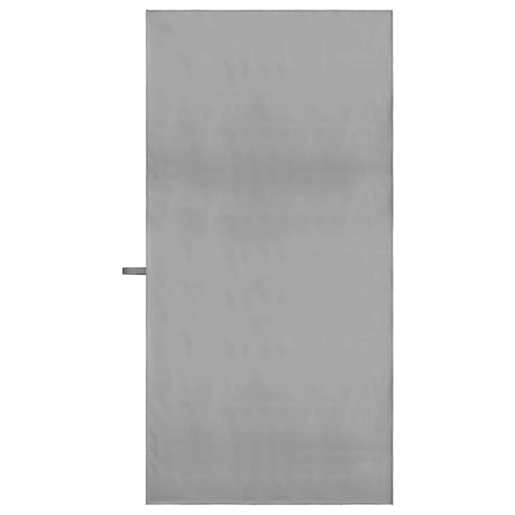 vidaXL Ręczniki Sportowe 2 pcs ciemno szary 140 x 70 cm