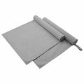 vidaXL Ręczniki Sportowe 2 pcs Ciemnoszary 90 x 180 cm