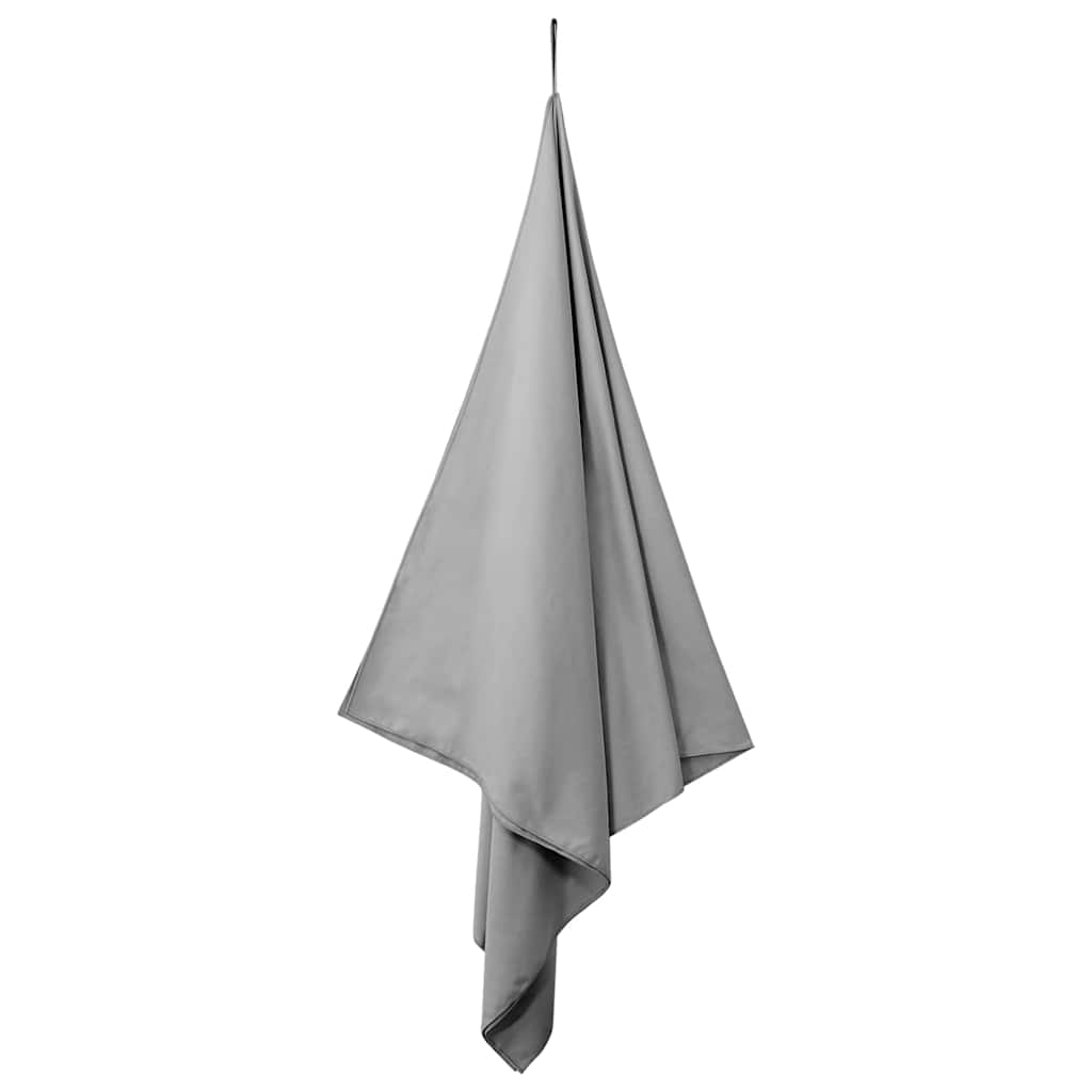 vidaXL Ręczniki Sportowe 2 pcs ciemno szary 200 x 100 cm