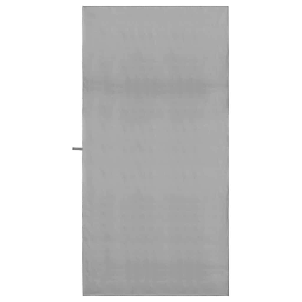 vidaXL Ręczniki Sportowe 2 pcs ciemno szary 200 x 100 cm