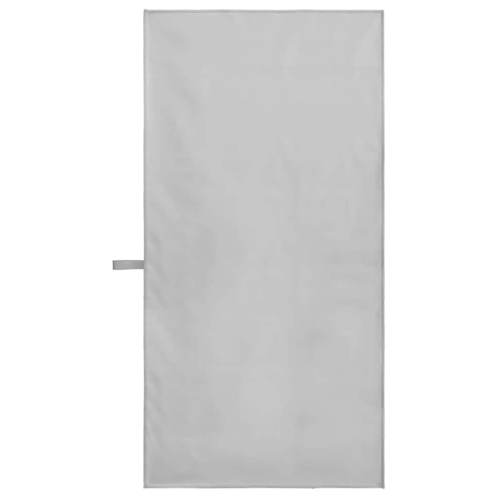 vidaXL Ręczniki Sportowe 2 pcs Szary 100 x 50 cm Poliester i poliamid