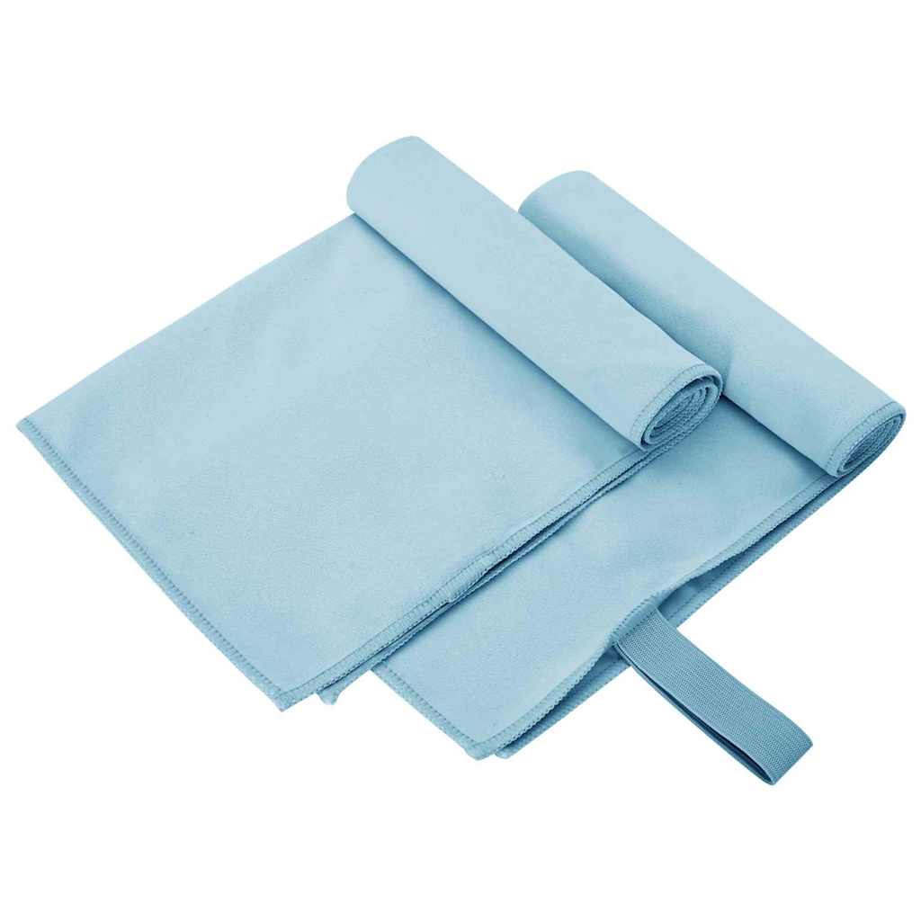 vidaXL Ręczniki Sportowe 2 pcs Niebieski 50 x 30 cm